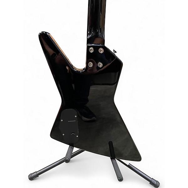 Used Epiphone PRO-1 Explorer Black Solid Body Electric Guitar