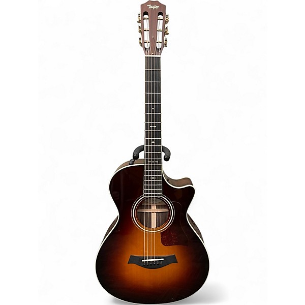 Used Taylor 712CE 12-Fret 2 Color Sunburst Acoustic Guitar