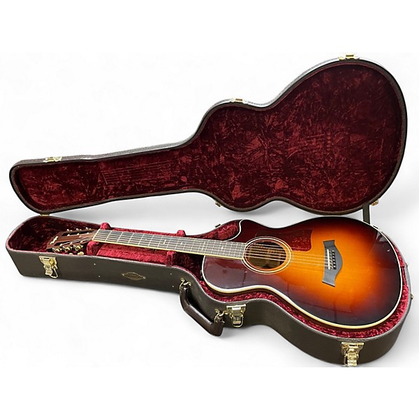 Used Taylor 712CE 12-Fret 2 Color Sunburst Acoustic Guitar