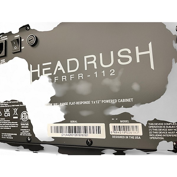 Used HeadRush FRFR-112 Guitar Combo Amp