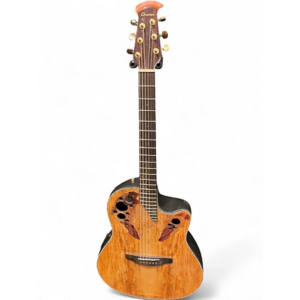 Used Ovation CE44P SM Spalted Maple Acoustic Electric Guitar