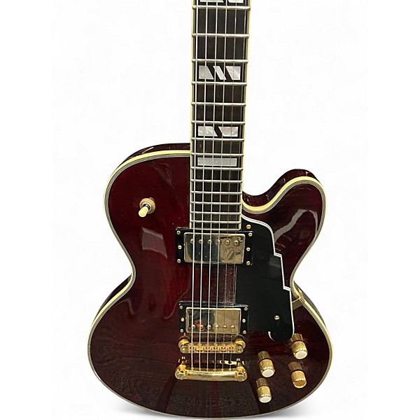 Used D'Angelico nysD-9 Red Solid Body Electric Guitar