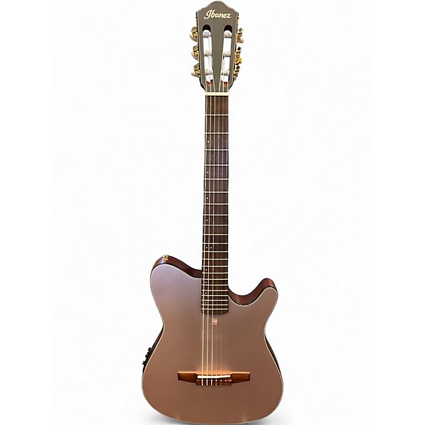 Used Ibanez FRH10N Rose Gold Classical Acoustic Guitar