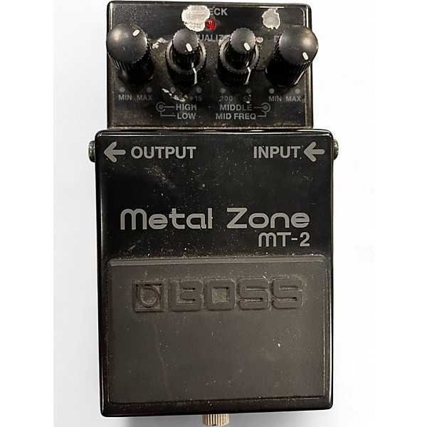 Used BOSS MT2 Metal Zone Distortion Effect Pedal
