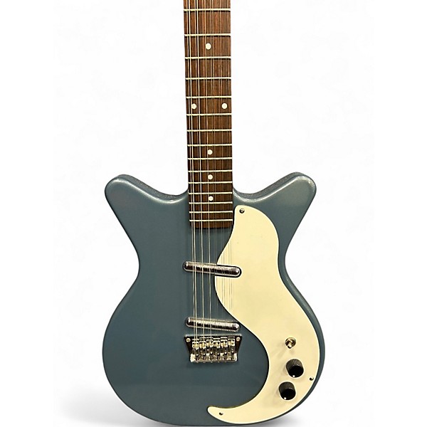 Used Danelectro 12SDC 12-String Pelham Blue Solid Body Electric Guitar