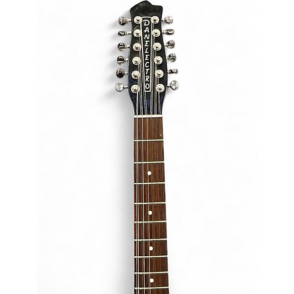 Used Danelectro 12SDC 12-String Pelham Blue Solid Body Electric Guitar