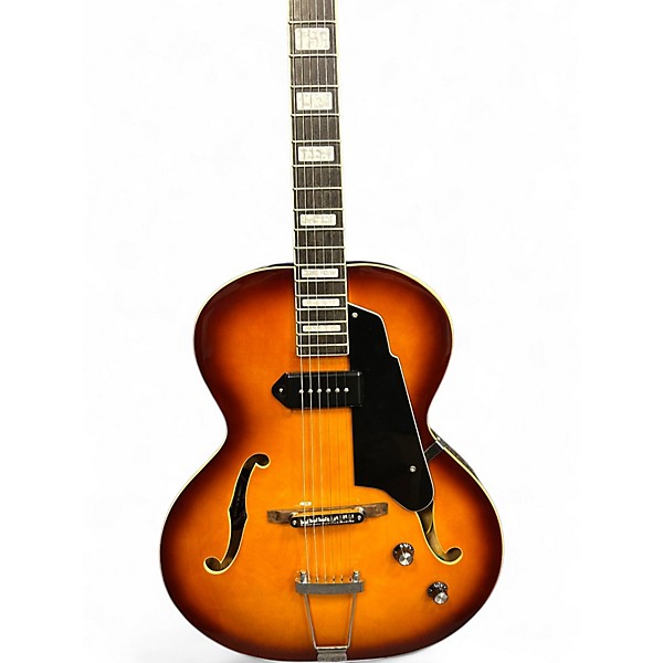 Used Grote JAZZ GUITAR 2 Color Sunburst Hollow Body Electric Guitar