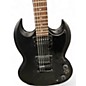 Used Epiphone Goth SG LTD. Satin Black Solid Body Electric Guitar