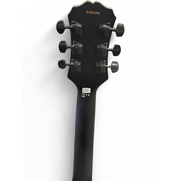 Used Epiphone Goth SG LTD. Satin Black Solid Body Electric Guitar