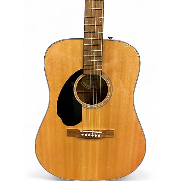 Used Fender CD60S LEFT HANDED Natural Acoustic Guitar