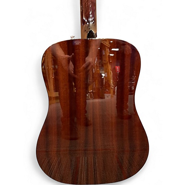 Used Fender CD60S LEFT HANDED Natural Acoustic Guitar