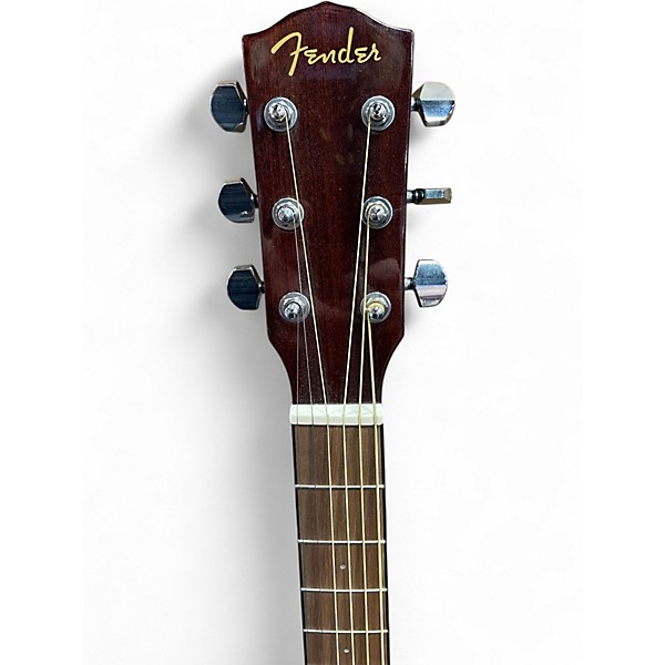 Used Fender CD60S LEFT HANDED Natural Acoustic Guitar