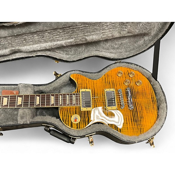 Used Epiphone Joe Perry Boneyard LP Standard Antique Tiger Stripe Solid Body Electric Guitar