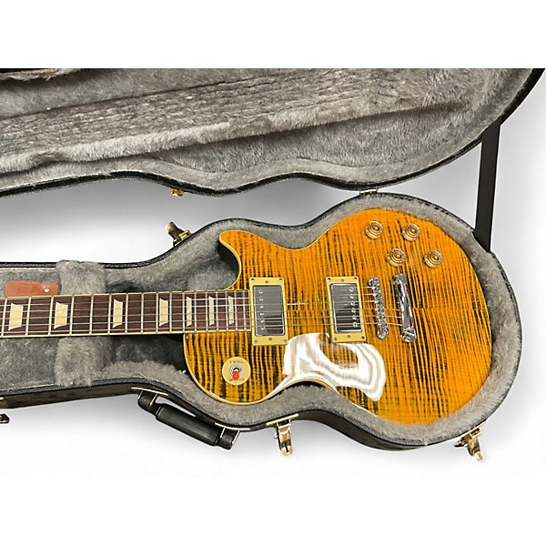 Used Epiphone Joe Perry Boneyard LP Standard Antique Tiger Stripe Solid Body Electric Guitar