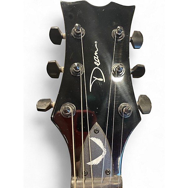 Used Dean SINGLECUT Wine Red Solid Body Electric Guitar
