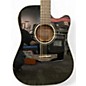 Used Takamine GD30CE Black Acoustic Electric Guitar
