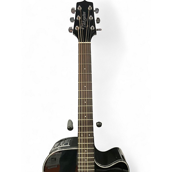 Used Takamine GD30CE Black Acoustic Electric Guitar