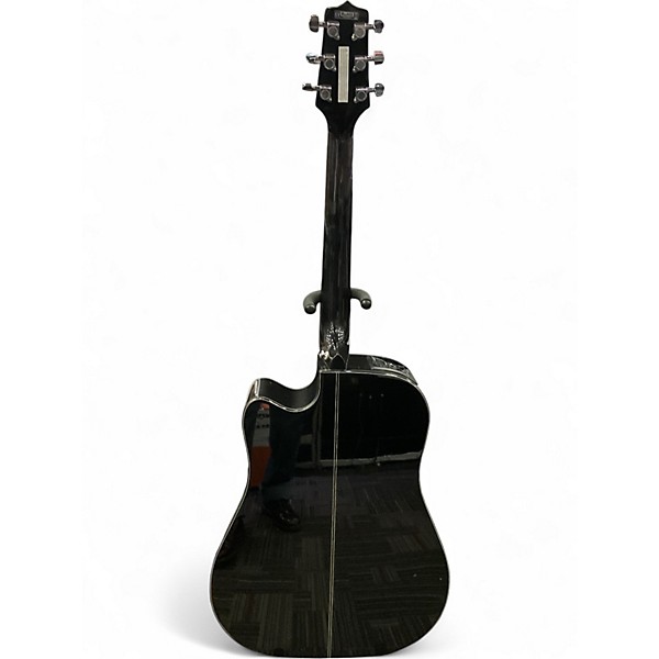 Used Takamine GD30CE Black Acoustic Electric Guitar