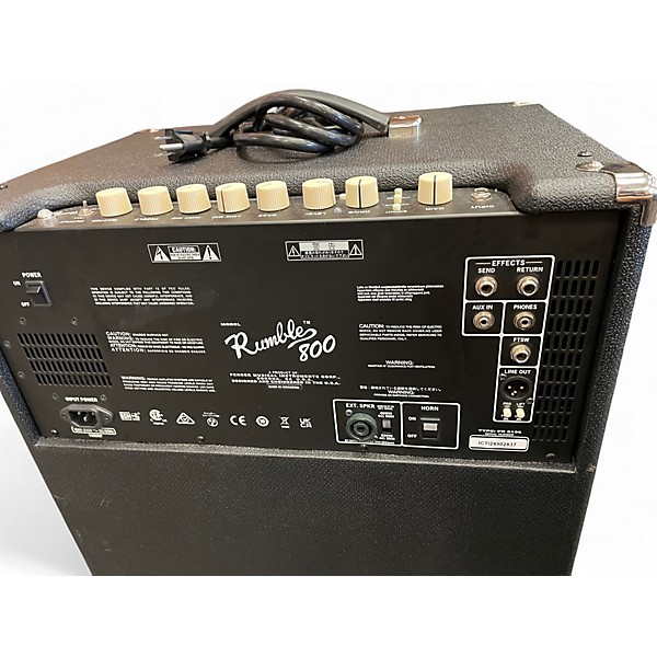 Used Fender Rumble Stage 800 2x10 Bass Combo Amp