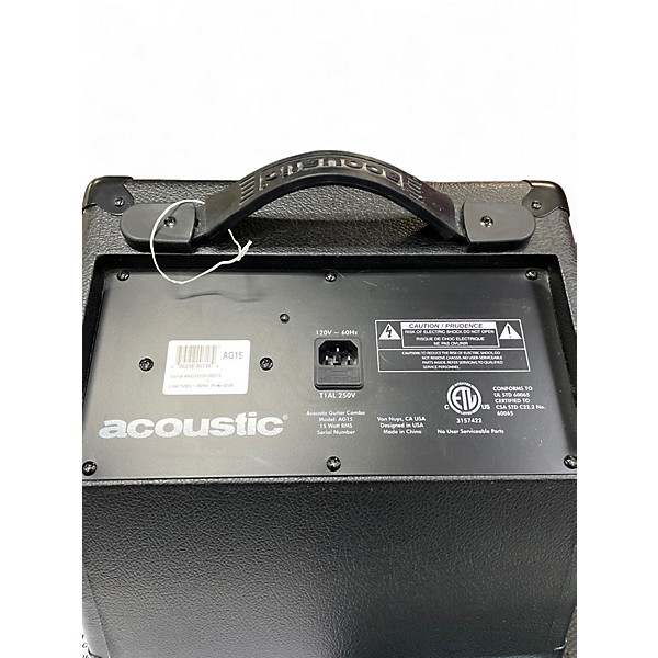 Used Acoustic AG15 15W 1X8 Acoustic Guitar Combo Amp