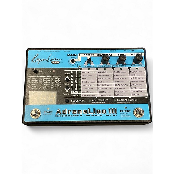 Used Roger Linn Design Adrenalinn III Effect Processor
