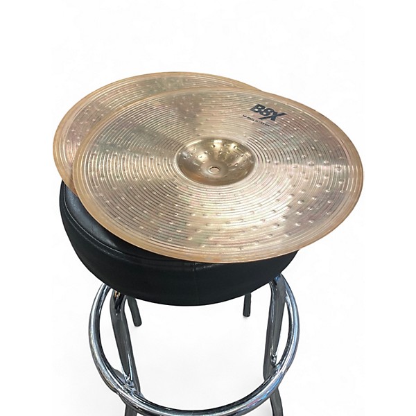 Used SABIAN 14in B8X hi hat pair Cymbal