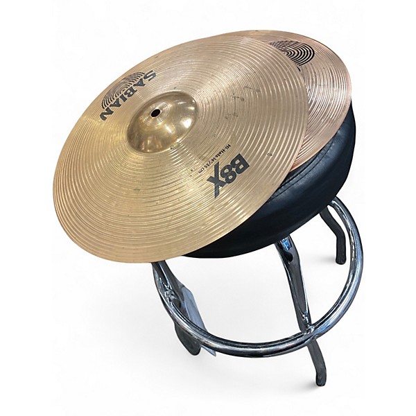 Used SABIAN 14in B8X hi hat pair Cymbal