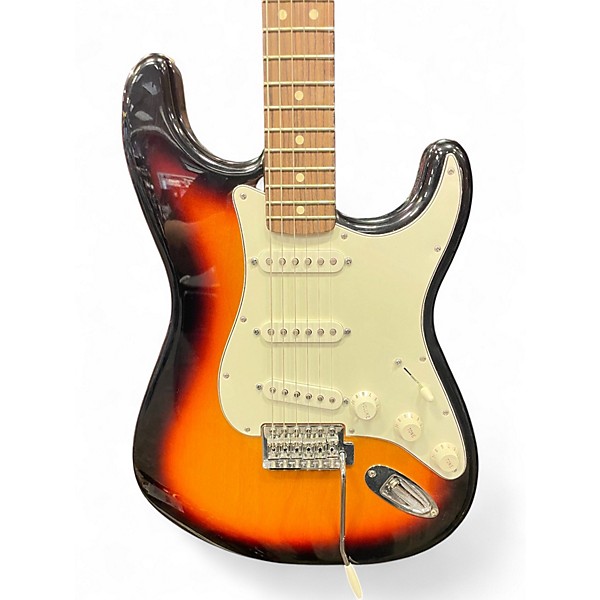 Used Fender Standard Stratocaster Brown Sunburst Solid Body Electric Guitar
