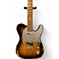 Used 2014 Fender Custom Shop 1951 Telecaster Heavy Relic Gold Hardware 2 Tone Sunburst Solid Body Electric Guitar