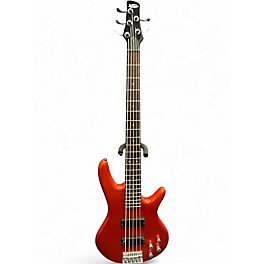 Used Ibanez GSR205 5 String Orange Electric Bass Guitar