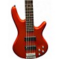 Used Ibanez GSR205 5 String Orange Electric Bass Guitar