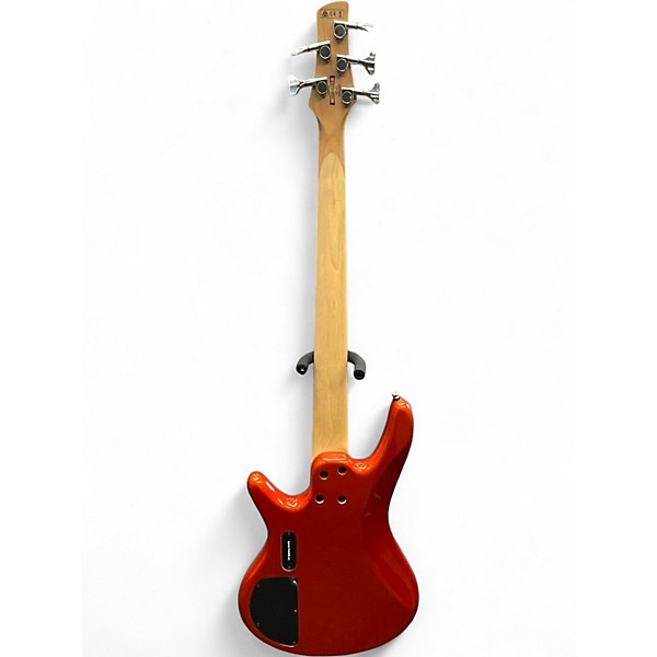 Used Ibanez GSR205 5 String Orange Electric Bass Guitar