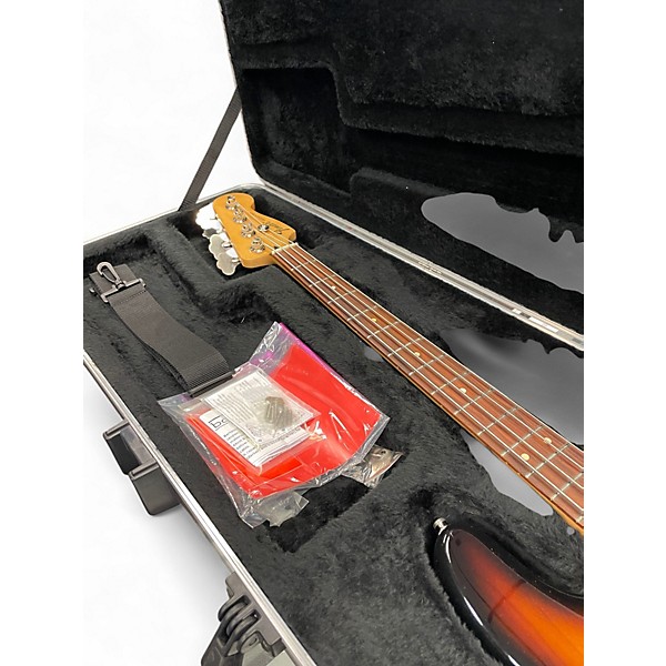 Used Fender Deluxe Active Precision Bass 2 Color Sunburst Electric Bass Guitar