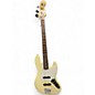 Used Fender American Standard Jazz Bass Olympic White Electric Bass Guitar thumbnail