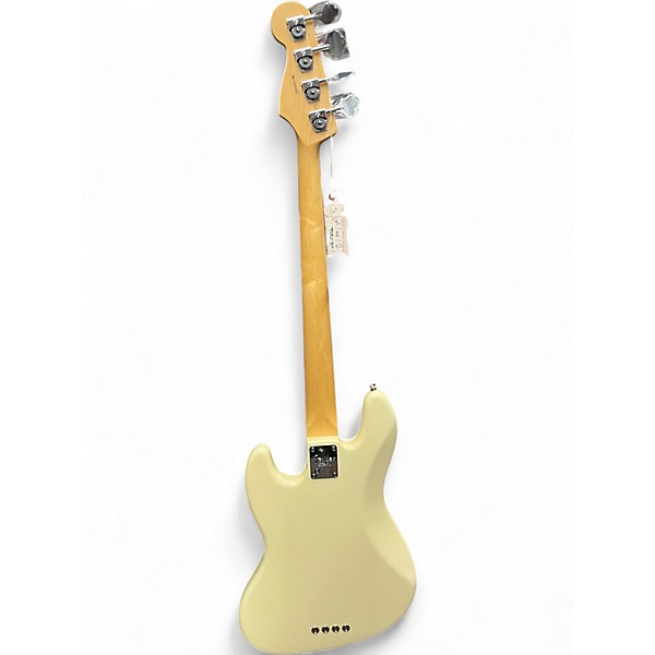 Used Fender American Standard Jazz Bass Olympic White Electric Bass Guitar