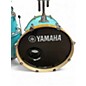 Used Yamaha 5 Piece Stage Custom Surf Matte Green & Natural Drum Kit