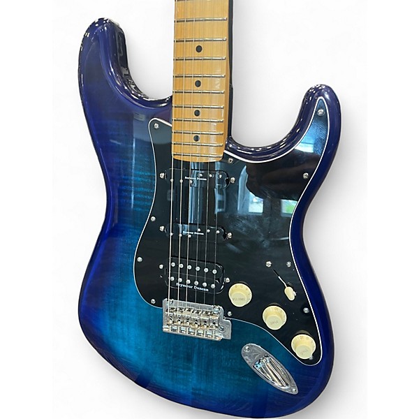 Used Fender Player II Stratocaster Plus top FMT Blue Burst Solid Body Electric Guitar