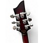 Used Schecter Guitar Research C1 Floyd Rose Platinum Crimson Red Burst Solid Body Electric Guitar