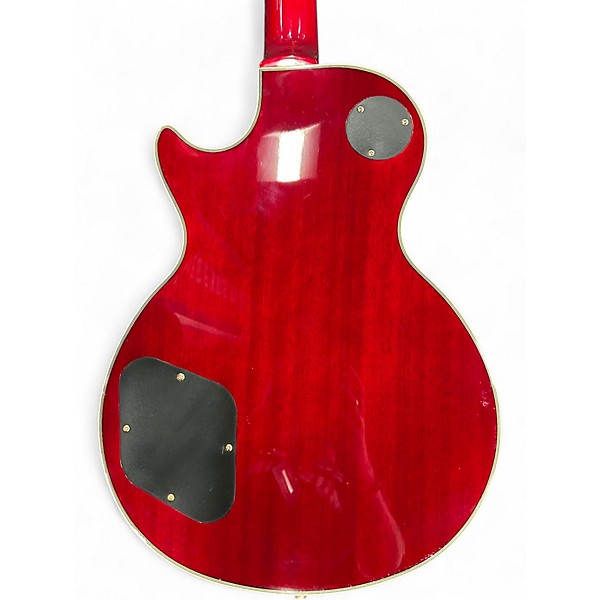 Used 2005 Epiphone Les Paul Custom Plus Heritage Cherry Sunburst Solid Body Electric Guitar