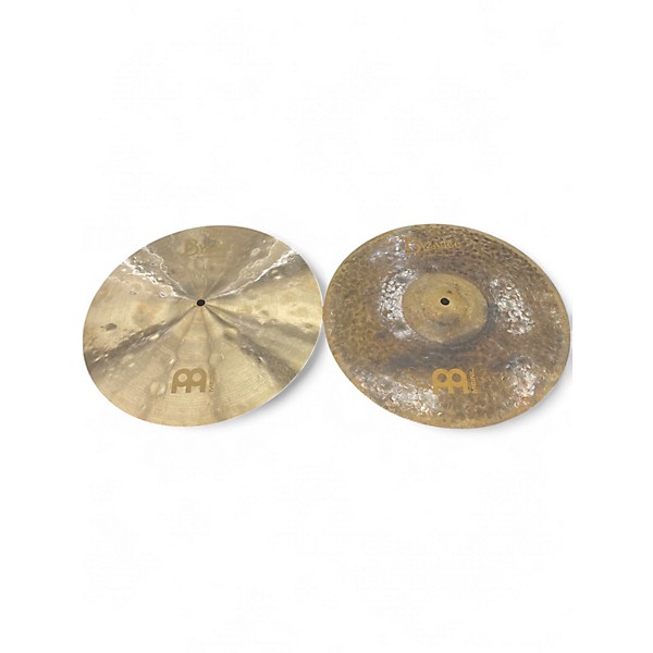 Used MEINL 14in Byzance 14" Jazz Thin Hi Hat Pair Cymbal