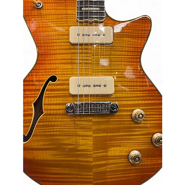 Used Koll Guitars Super Glide Almighty Semi Hollow Sunburst Hollow Body Electric Guitar