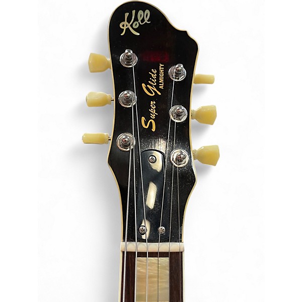 Used Koll Guitars Super Glide Almighty Semi Hollow Sunburst Hollow Body Electric Guitar