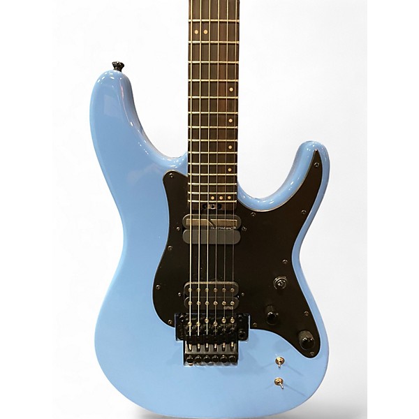 Used Schecter Guitar Research Sun Valley Super Shredder FR S Riviera Blue Solid Body Electric Guitar