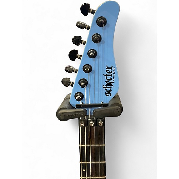 Used Schecter Guitar Research Sun Valley Super Shredder FR S Riviera Blue Solid Body Electric Guitar