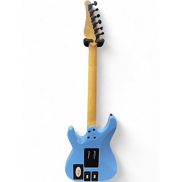 Used Schecter Guitar Research Sun Valley Super Shredder FR S Riviera Blue Solid Body Electric Guitar