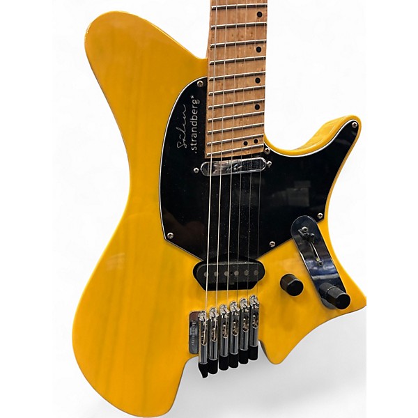 Used 2024 strandberg SALEN CLASSIC NX 6 Butterscotch Blonde Solid Body Electric Guitar