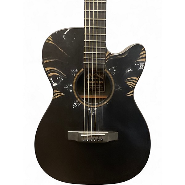 Used Martin OOCXAE Black Acoustic Guitar
