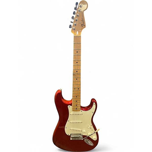 Used Fender Player Stratocaster Candy Apple Red Solid Body Electric Guitar
