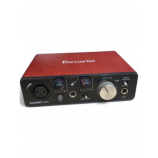 Used Focusrite Scarlett Solo Audio Interface