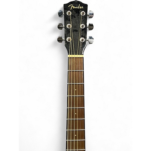 Used Fender CD60CE Dreadnought Black Acoustic Electric Guitar